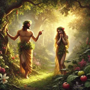 12. Un cilvēks sacīja: Sieva, ko Tu man devi, tā man deva no koka, un es ēdu.