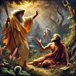 18. ērkšķus un dadžus tā tev nesīs, un tu ēdīsi lauku zāli.