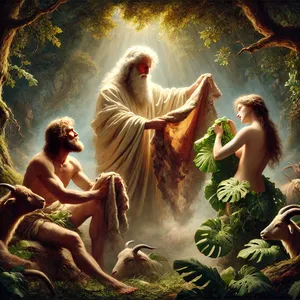 21. Un Dievs Tas Kungs taisīja Ādamam un viņa sievai ādas svārkus un tos apvilka.