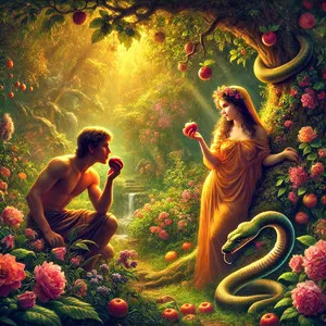 6. Un sieva redzēja, ka koks ir labs ēšanai, un ka tas ir acīm tīkams, un kārāms, lai gūtu gudrību; un viņa ņēma no tā augļa un ēda, un deva arī savam vīram līdz, un tas ēda.