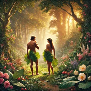 7. Tad abiem atvērās acis, un tie saprata, ka ir kaili; un tie saauda vīģes lapas un sev taisīja jostas.