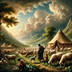 20. Un Ada dzemdēja Jābalu, no kura cēlās tie, kas dzīvoja teltīs un ganīja lopus.