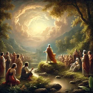 26. Arī Setam piedzima dēls, un viņš to nosauca vārdā Ēnošs. Tad sāka piesaukt Tā Kunga Vārdu.